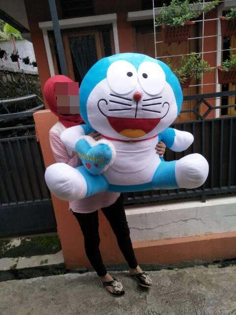 Boneka Doraemon SSuper Jumbo + Bordir Love Nama Januari 2019 - 4 Boneka Doraemon sSuper Jumbo + Bordir Love Nama - 4