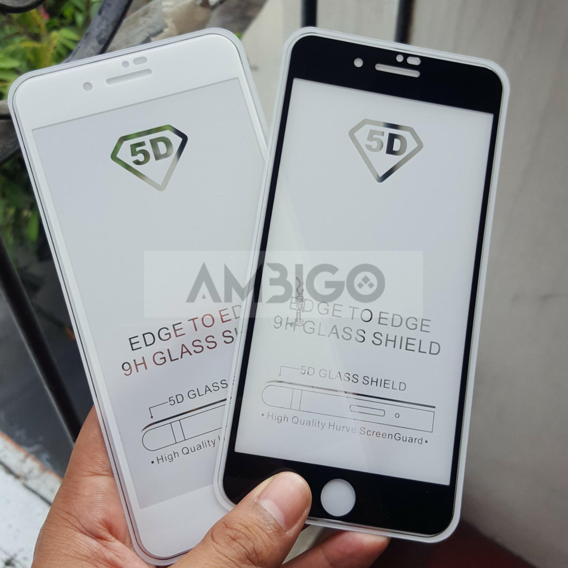 Accessories Hp Ambigo Tempered Glass 5D Full Cover Warna / Anti Gores Kaca Full Lem Untuk Iphone 7 Plus ( 5.5 Inch ) - Black Januari 2019 - 4 Accessories Hp Ambigo Tempered Glass 5D Full Cover Warna / Anti Gores Kaca Full Lem Untuk Iphone 7 Plus ( 5.5 inch ) - Black - 4