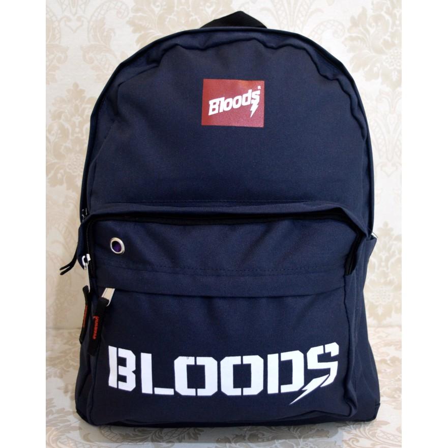 Tas Ransel Sekolah Sport Import Bloods Dongker Original Free Raincover - Iyldyr
