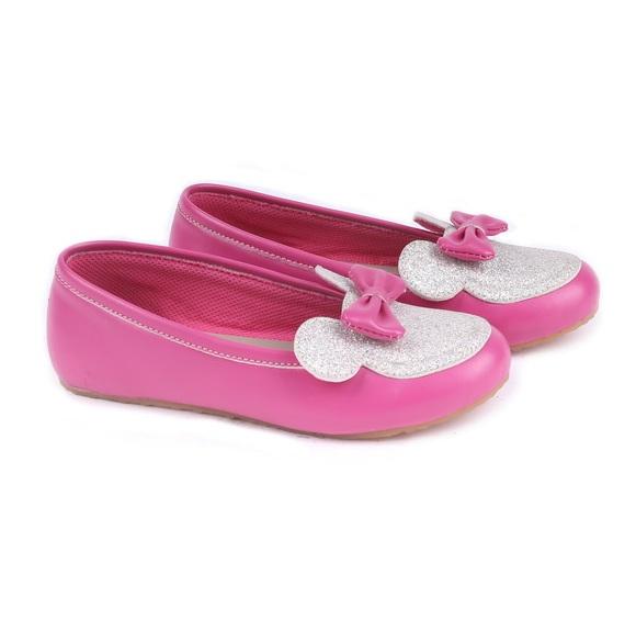 Murah Meriah sepatu anak pink lucu cantik pesta /sepatu flat anak perempuan garucci