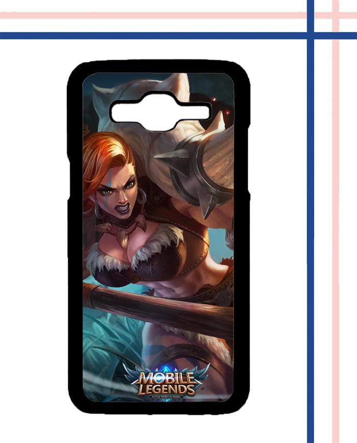 Casing HARDCASE Bergambar Motif Mobile Legend Hero HILDA Power of Megalith K0266 untuk Handphone Samsung Galaxy J7 2015 SM-J700 Case