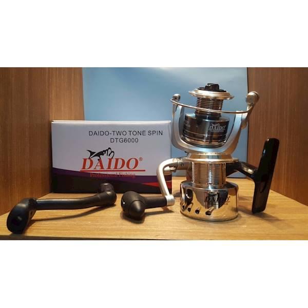 REEL DAIDO TWO TONE SPIN 5BB DTG-6000 REEL MURAH ALUMINIUM SPOOL