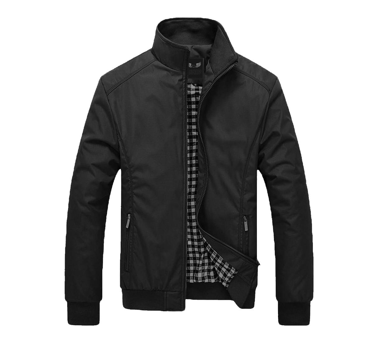 Jaket Virendra WarnaHitam. Bahan Parasut Mayer. Waterproof Anti air Tahan Angin Fashion Online Bandung . PROMO