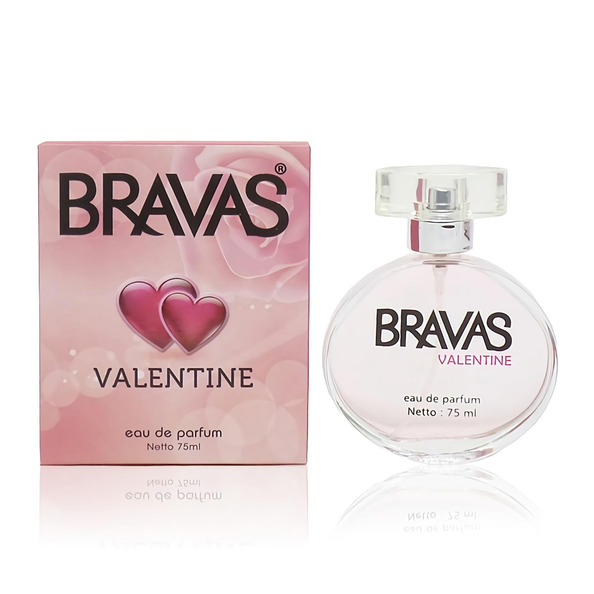 BRAVAS Original Valentine Perfume XX-CT-670132 Eau De Parfum 75 ML - Pink