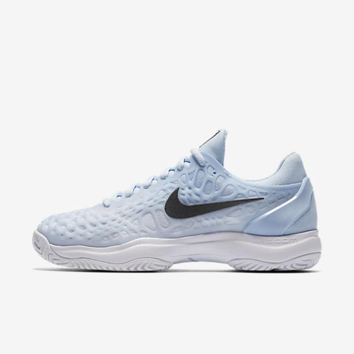 Sepatu Tenis Nike Air Zoom Cage 3 - Light Blue Original