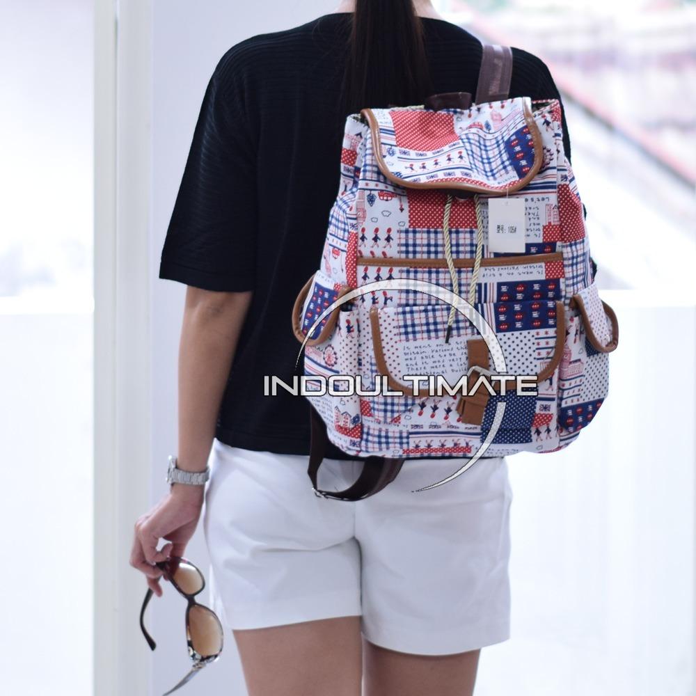 ULTIMATE Tas Wanita JS-105 / Backpack Anak Cewek Sekolah Remaja Korea Import Batam Murah Branded / Tas Laptop Perempuan Cantik