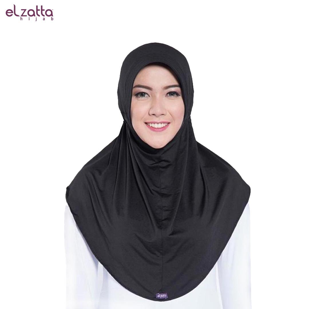 HIJAB INSTAN ELZATTA WARNA HITAM E001