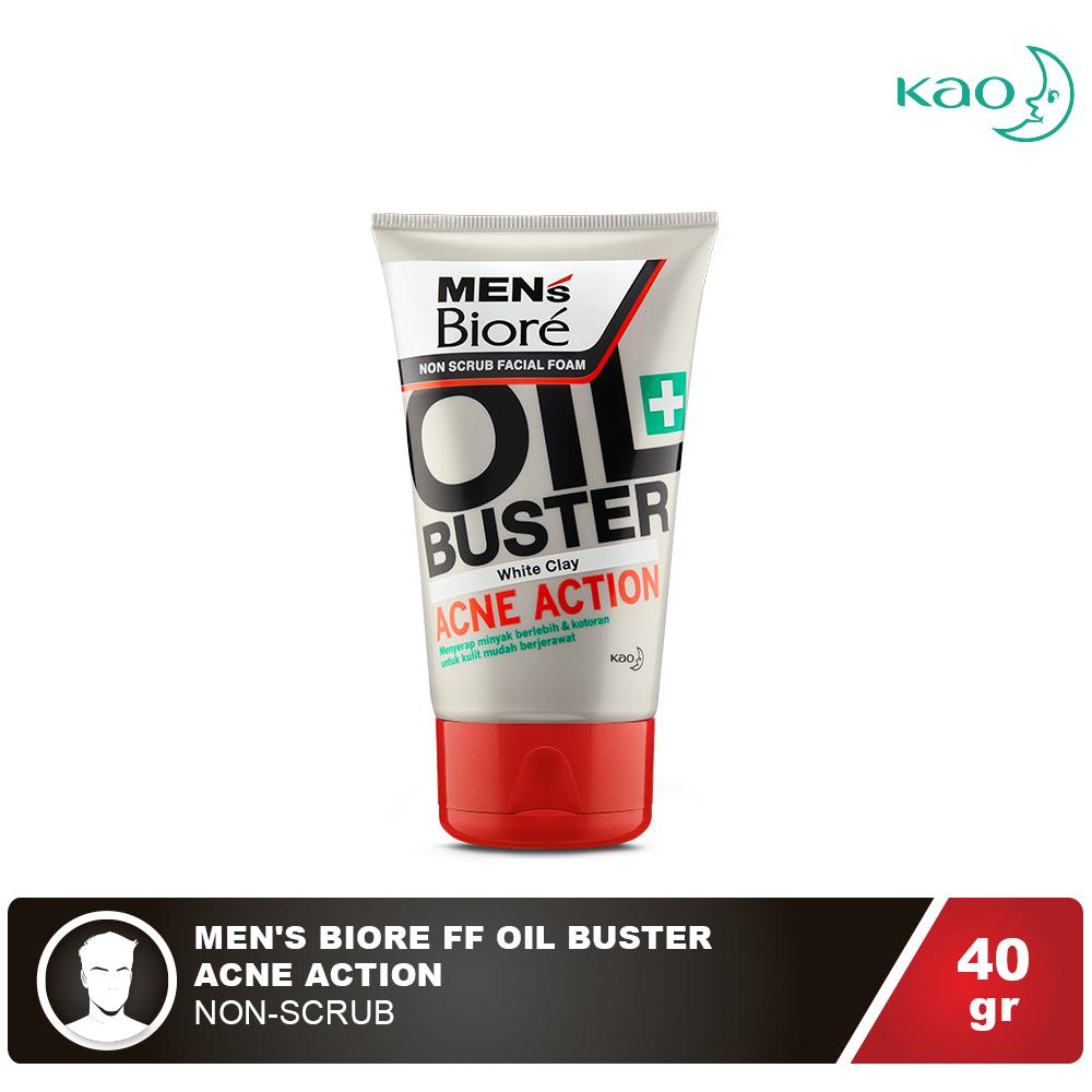 MEN'S BIORE Facial Foam Foam Oil Buster 40 gr