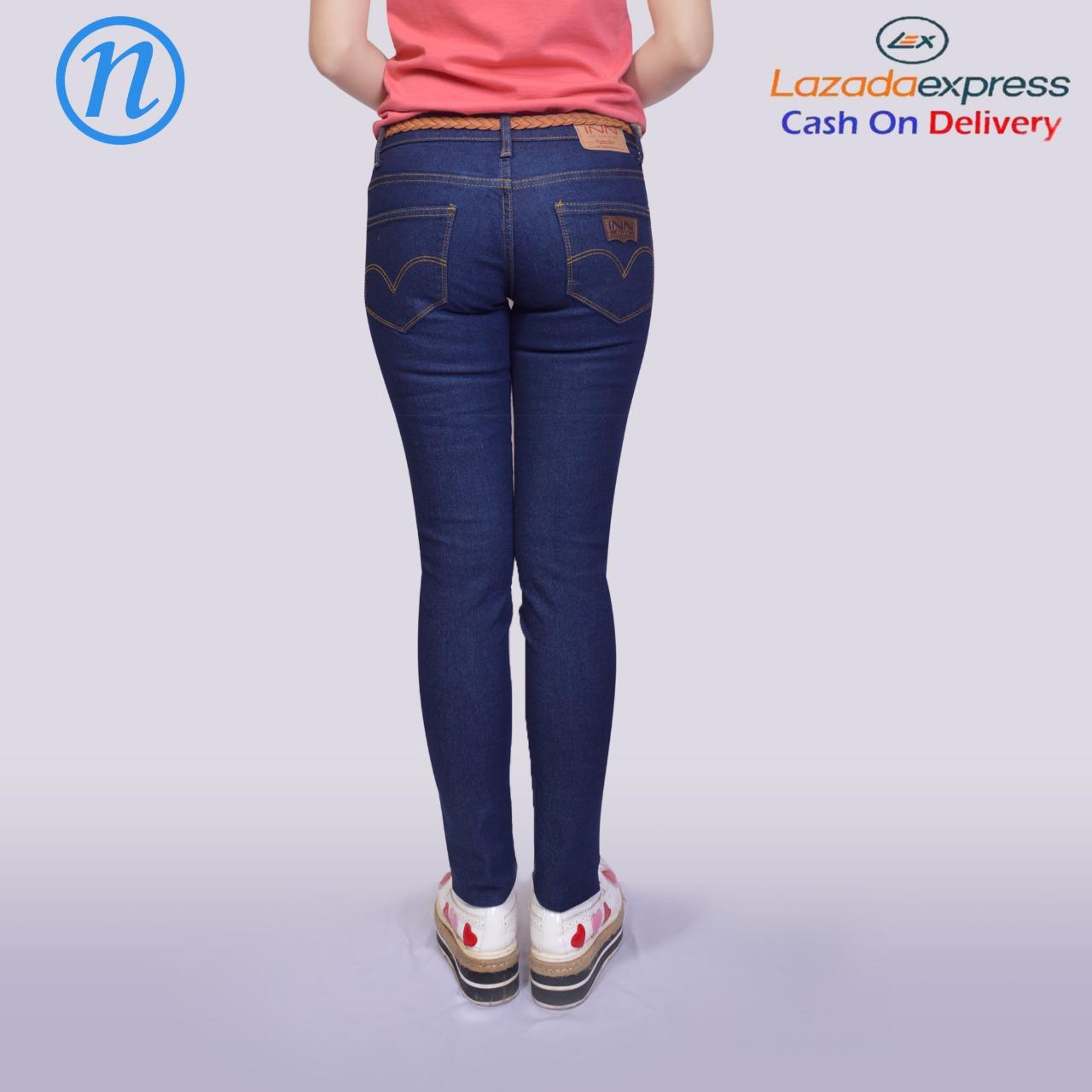 Celana Jeans Wanita Fashion Pakaian Blezer Jas Bawahan Wanita Skinny Street Soft Jeans Januari 2019 - 3 Celana Jeans Wanita Fashion Pakaian Blezer Jas Bawahan Wanita Skinny Street Soft Jeans - 3