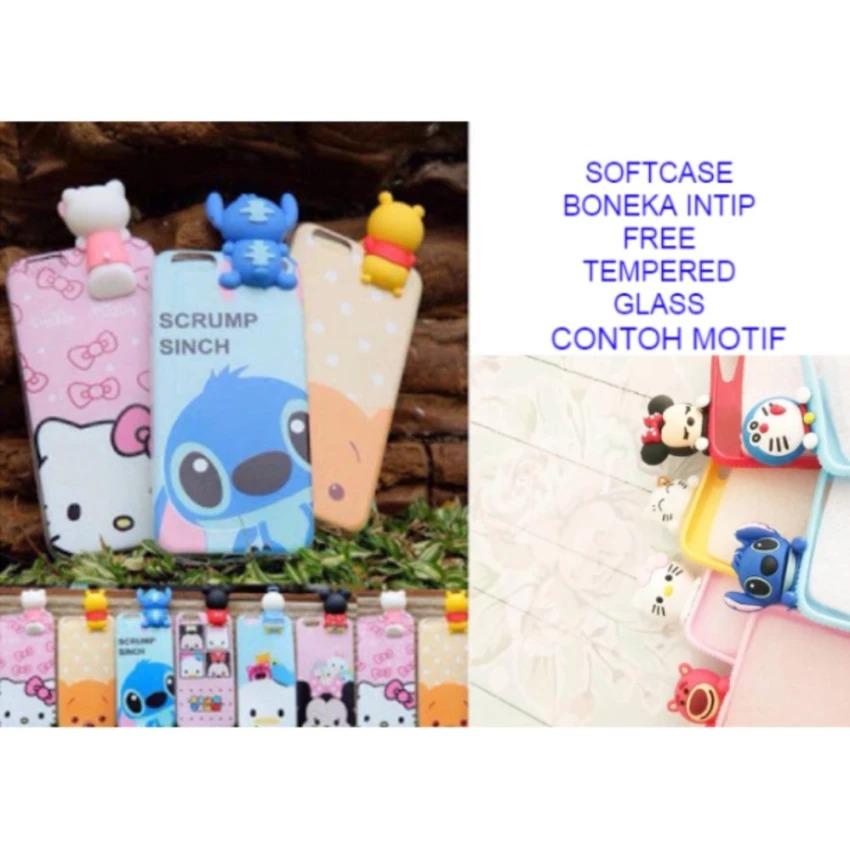 Softcase/Case BONEKA INTIP 3D Karakter XIAOMI REDMI NOTE 5A Free Tempered Glass Motif Senada