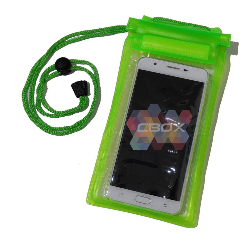 MR Universal Phone Pouch Waterproof Xtra Large Max 6 Inch Kantong Handphone Anti Air XL / Bag Case Water Proof HP / Tas HP Anti Air - Hijau