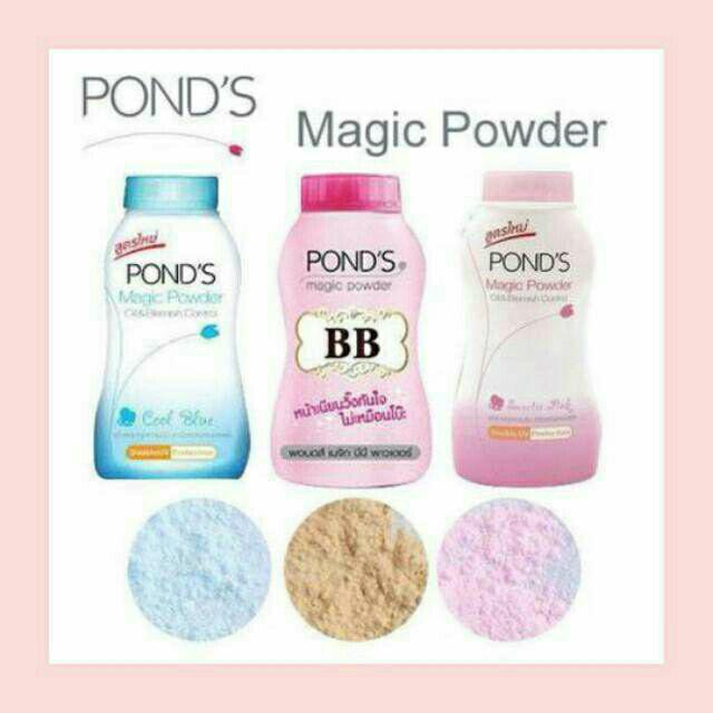 ORIGINAL 100% PONDS MAGIC POWDER / BB PONDS / PONDS BB POWDER / ANGEL FACE PINKISH / ANGEL FACE BLUE