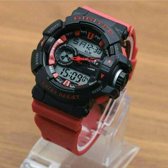 Jam Tangan Pria Merk Digitec Type : 2080 Baterai