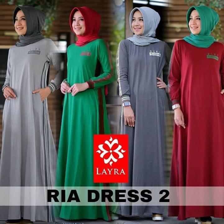 Features Baju Muslim Original Gamis Fila Two Dress Combad Baju