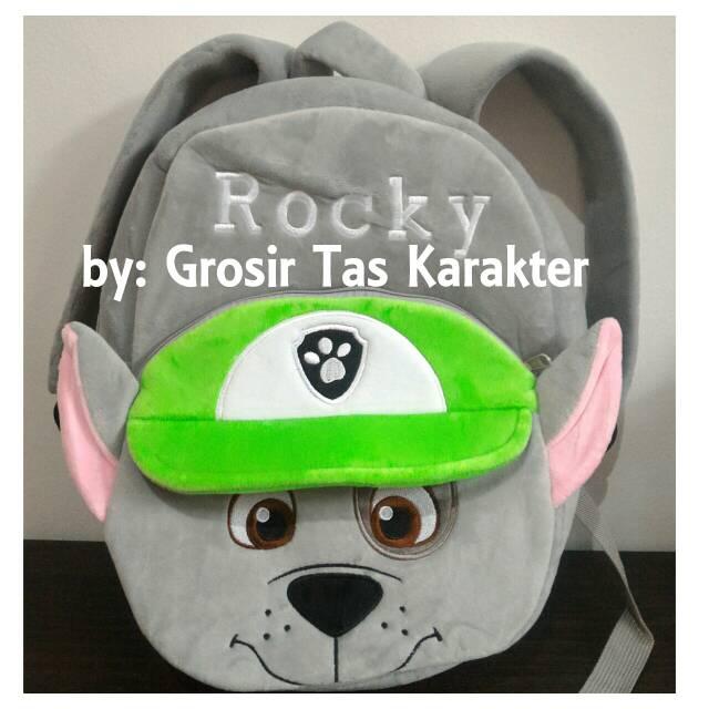Tas Ransel Anak Karakter Paw Patrol ROCKY 35cm Backpack Import Lucu