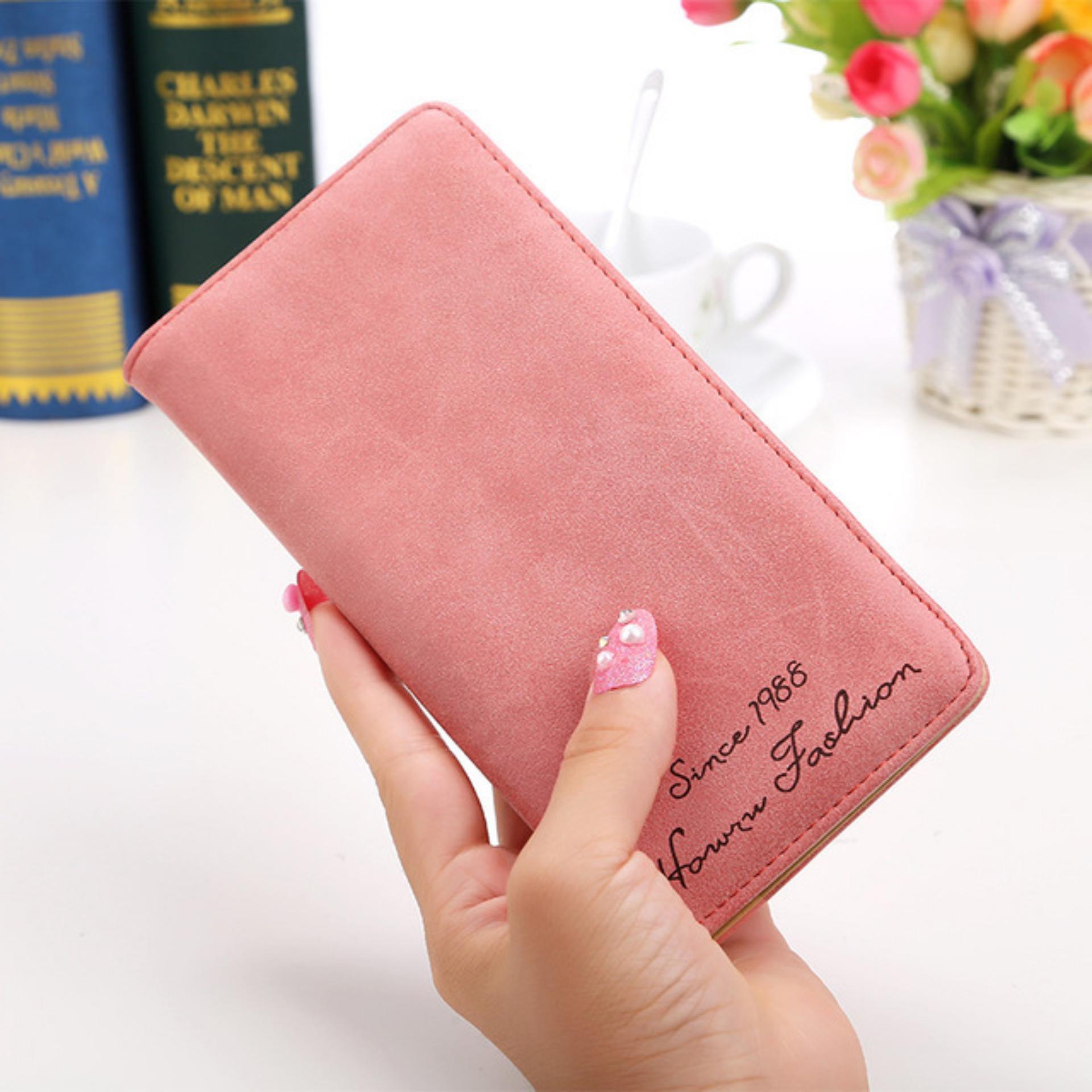 Dompet Wanita Model Vintage - Watermelon Red