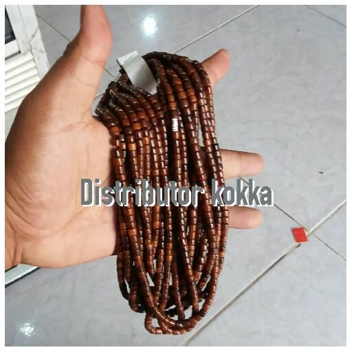Diskon Promo Perhiasan Aksesoris partai grosir per 10 pcs kalung kokka kaukah model mardjan coklat Murah
