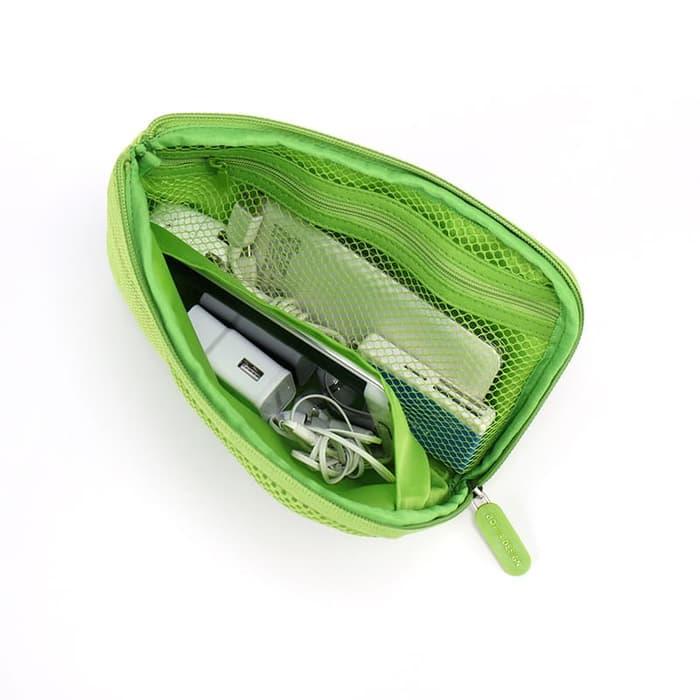 cable pouch tas kosmetik dompet gadget charger powerbank travel P23
