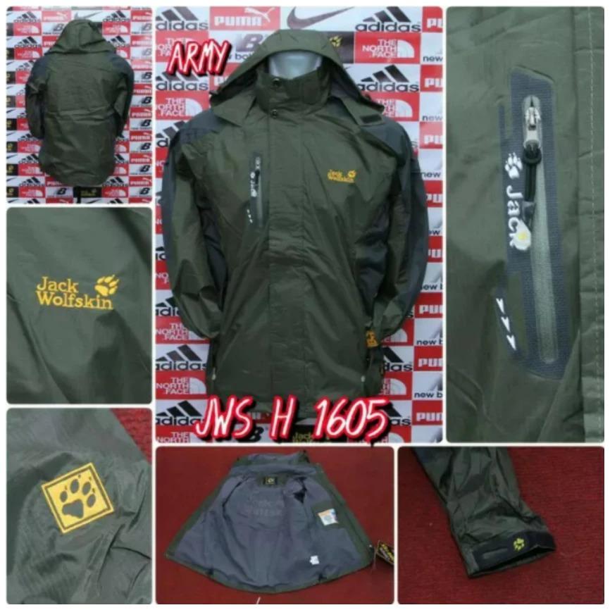 yersi store JAKET GUNUNG OUTDOOR IMPORT JACK WOLFSKIN H-1605 WATERPROOF GORE-TEX