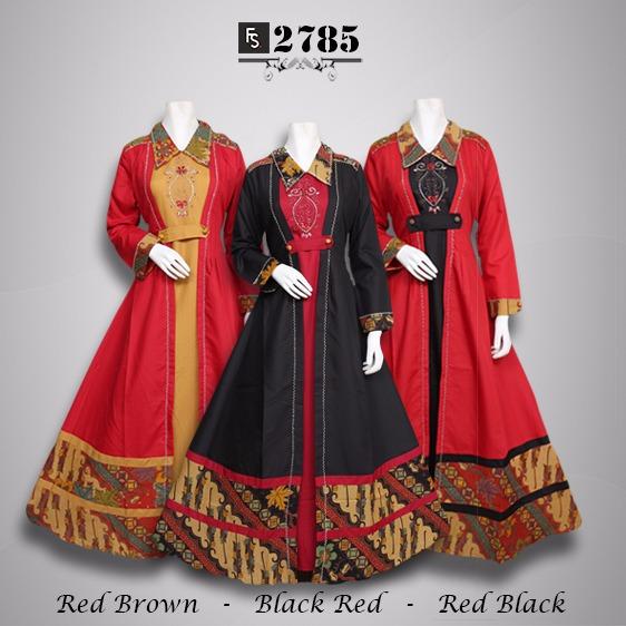 Toko Kirana Surabaya Gamis maxi dress baju gaun pesta busana muslim kalina 785