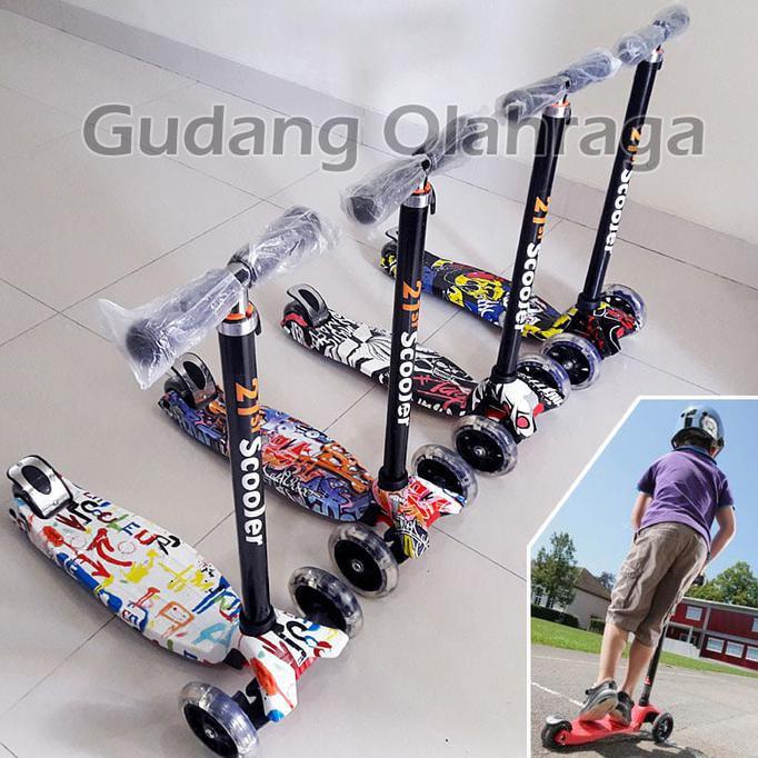 NEW!!! 21st Kickboard Scooter MOTIF - Skuter Anak Otoped Anak Roda 3 NEW!!! 21st Kickboard Scooter MOTIF - Skuter Anak Otoped Anak Roda 3