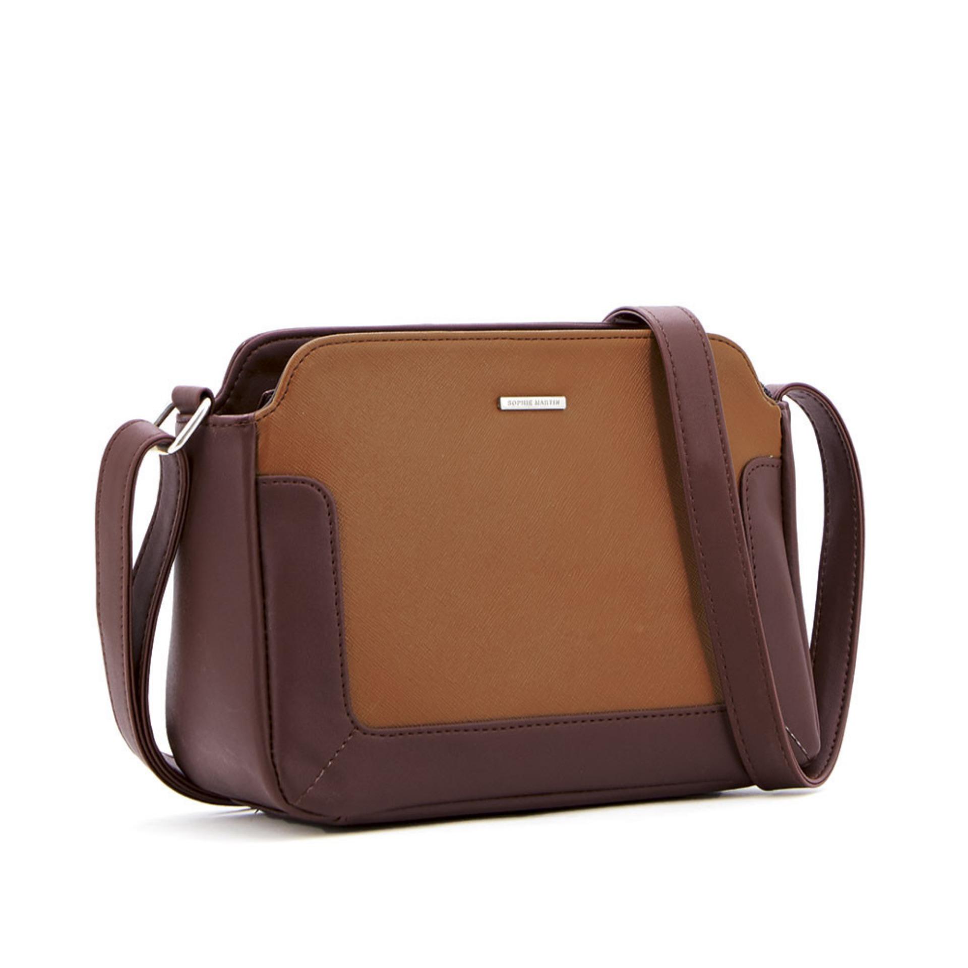 Fitur Sophie Paris Tas Selempang Wanita Import Branded Lamotte Bag Sophie Paris Tas Selempang Wanita Import Branded Lamotte Bag T4352C3 Cokelat 4