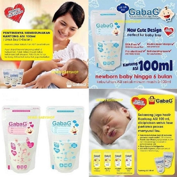 Kantong Tempat Penyimpan Asi ( Breast Milk Storage / BreastMilk Bag / Tas Isi Kantung Simpan Plastik Gabag )