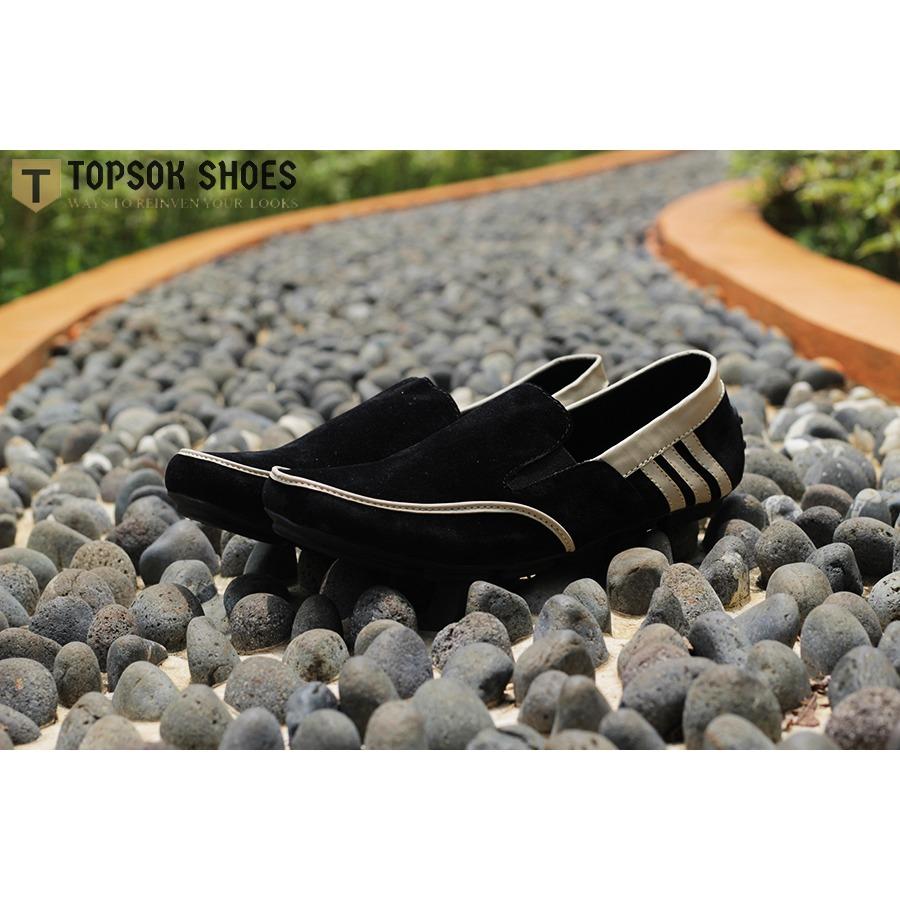 Topsok Shoes Wetluk Hitam Sepatu Slip On Casual Pria Suede Januari 2019 - 2 Topsok Shoes Wetluk Hitam Sepatu Slip on Casual Pria Suede - 2
