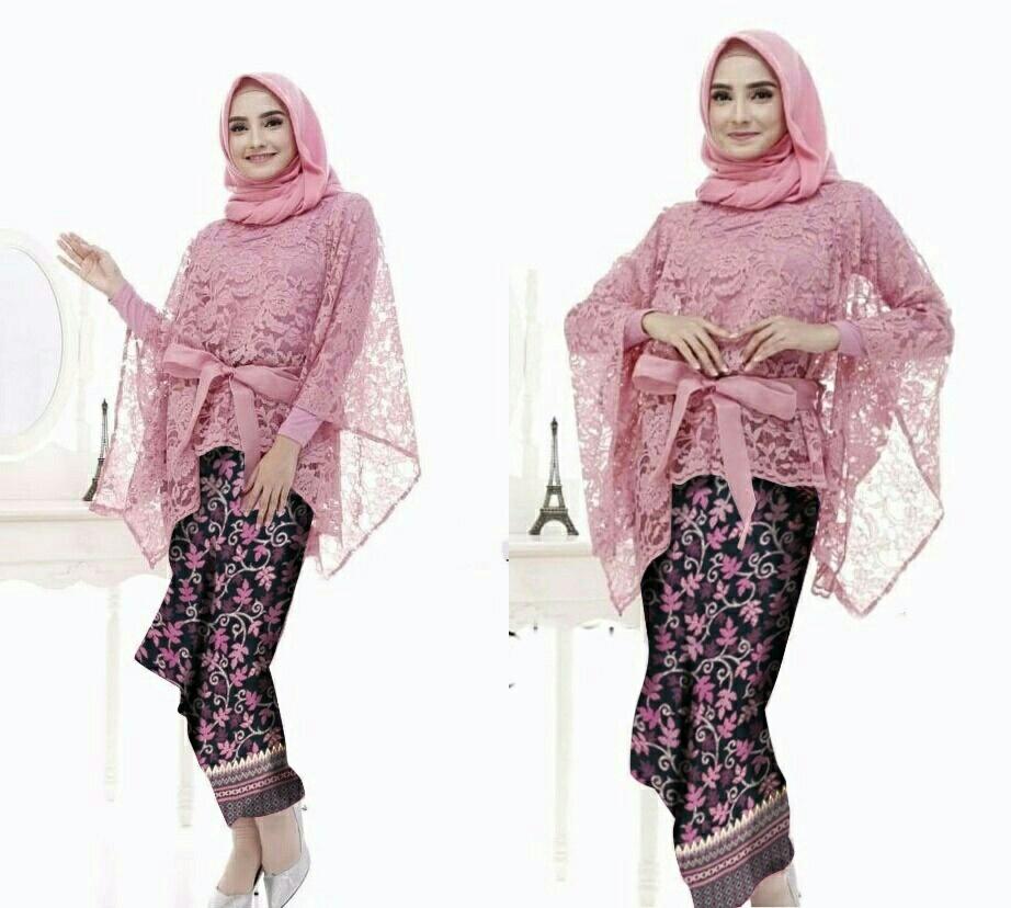 Honeyclothing Baju Setelan Kebaya Wanita Aira / Kebaya MUrah / Setelan Batik Trendi