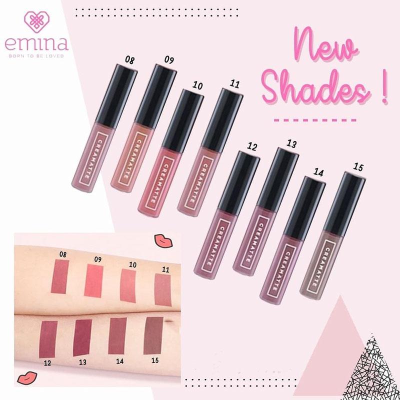 EMINA Creamatte Lip Cream 15 Chocopuff Januari 2019 - 3 EMINA Creamatte Lip cream 15 Chocopuff - 3