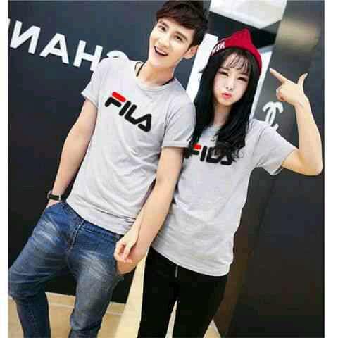 Features Ll Kaos Couple Fila Salur Baju Fila Marun Dan Harga