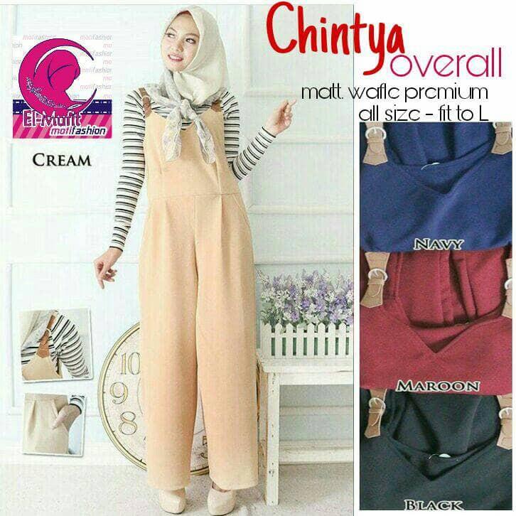HOT PROMO Chintya Overall By EL Mufit Mutifashion B94