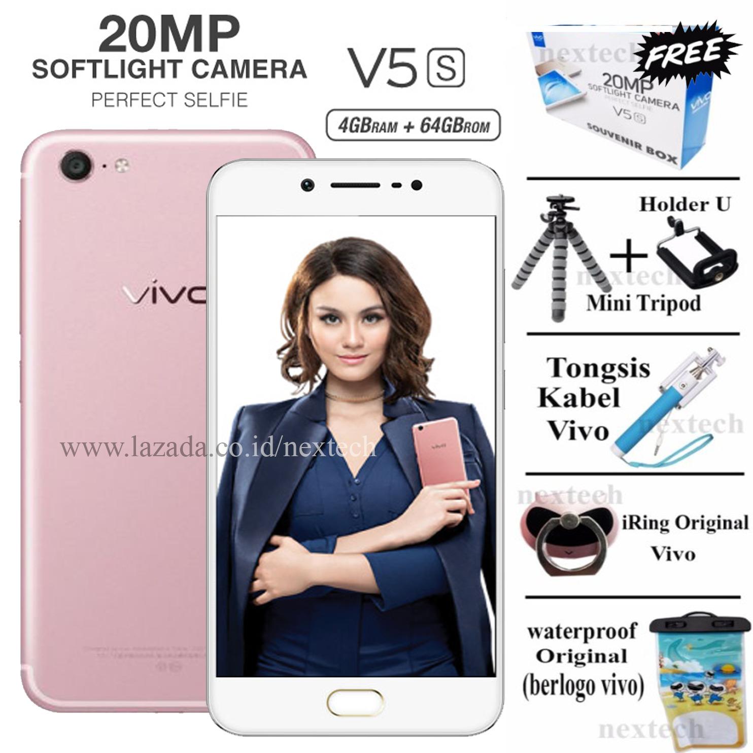 Vivo V5S - Perfect Selfie - Ram 4GB - Rom 64GB - Camera Depan 20.7 MP - 4G/LTE - Fingerprint - Free Gift Box Vivo V5S - Perfect Selfie - Ram 4GB - Rom 64GB - Camera Depan 20.7 MP - 4G/LTE - Fingerprint - Free Gift Box