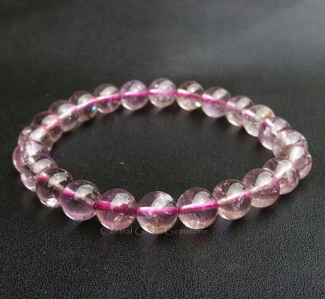 NEW PROMO Perhiasan Aksesoris GELANG BATU NATURAL AMETHYST KECUBUNG KALIMANTAN ORIGINAL Murah