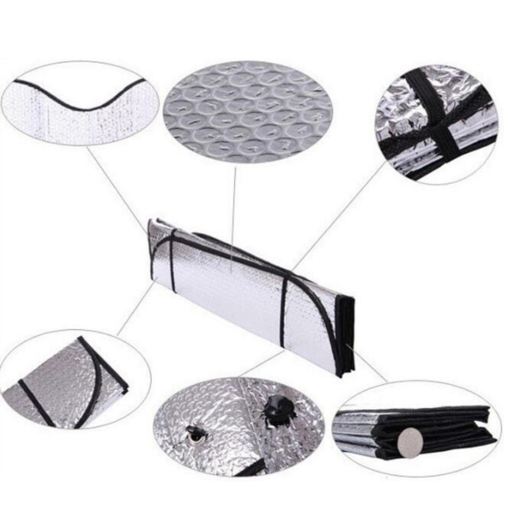 LARS - Sun Shield / Pelindung panas dashboard kaca mobil - size140CMX70CM