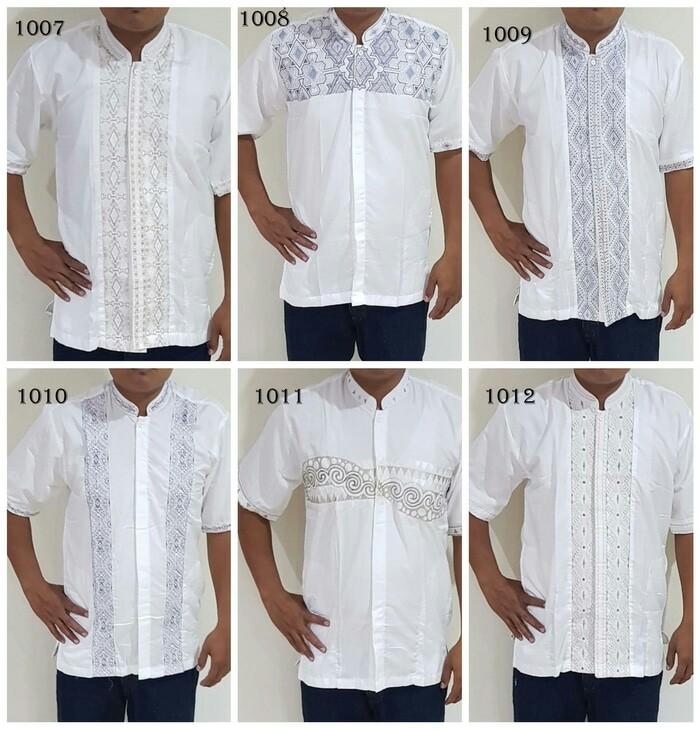 Baju koko ramadhan lengan pendek pria