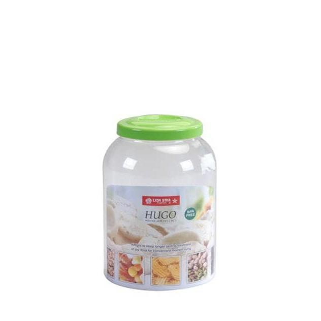 Toples Kerupuk Bulat Serbaguna Hugo Round Lion Star 4 Liter - O6occs