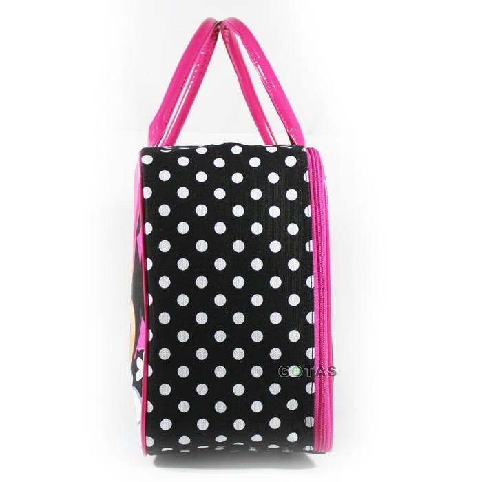 Travel Bag Koper Tas Kanvas Mickey Minnie Hitam Pink Ukuran Besar Januari 2019 - 3 Travel Bag Koper Tas Kanvas Mickey Minnie Hitam Pink Ukuran Besar - 3