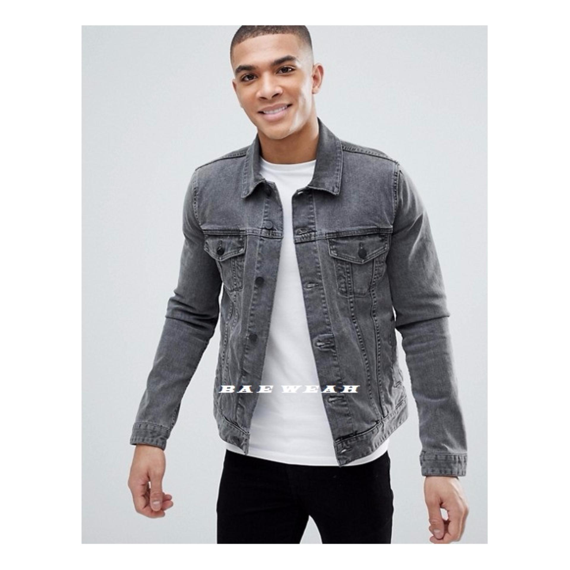 New Jaket Denim Pria Jaket Original Poptastic - jacket Trucker Mens