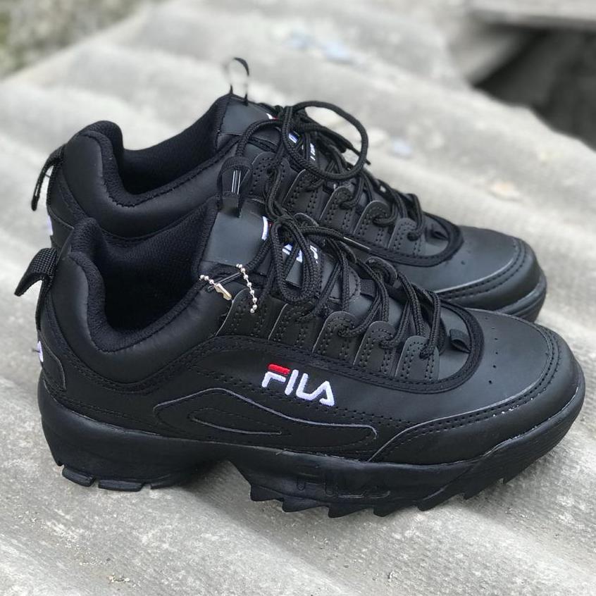 Sepatu FILA Disruptor 2 Premium Import Vietnam - Sepatu Sneakers Sport Wanita Dan Prian- Sepatu Full Black/ Sepatu Casual/ Sepat Termurah Januari 2019 - 3 Sepatu FILA Disruptor 2 Premium Import Vietnam - Sepatu Sneakers Sport Wanita Dan prian- Sepatu Full Black/ Sepatu casual/ Sepat Termurah - 3
