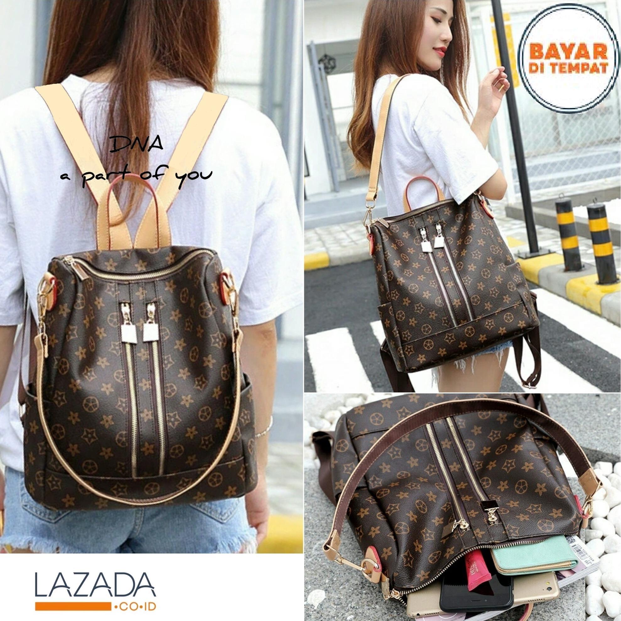 Tas Ransel Korea style wanita BATIK backpack fashion