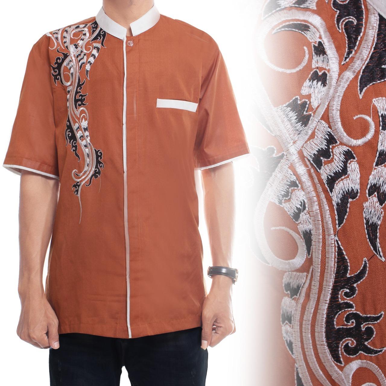Cj Collection Baju koko atasan kemeja batik pria jumbo shirt Arwan