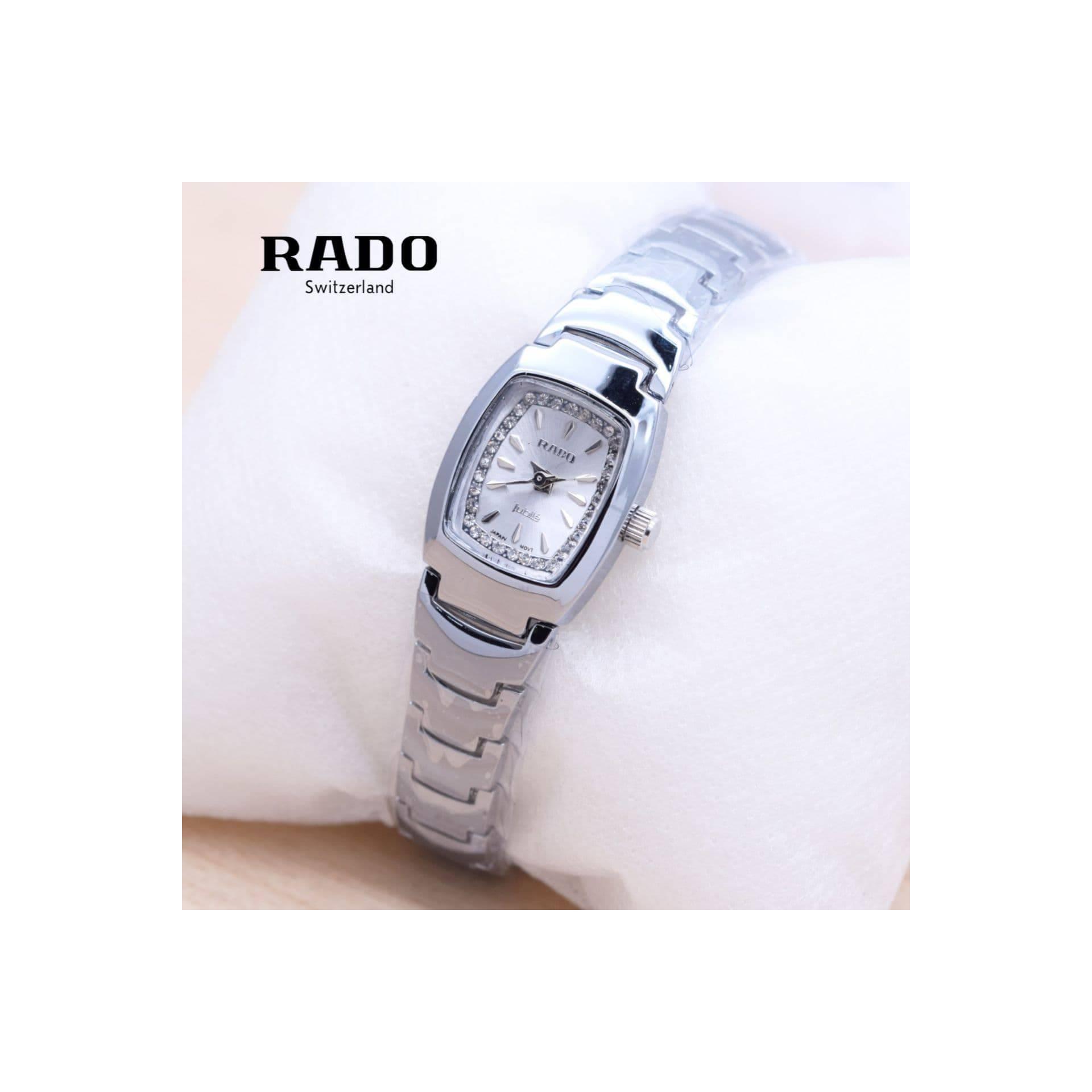 JUAL RADO KECIL RANTAI SILVER COVER WHITE