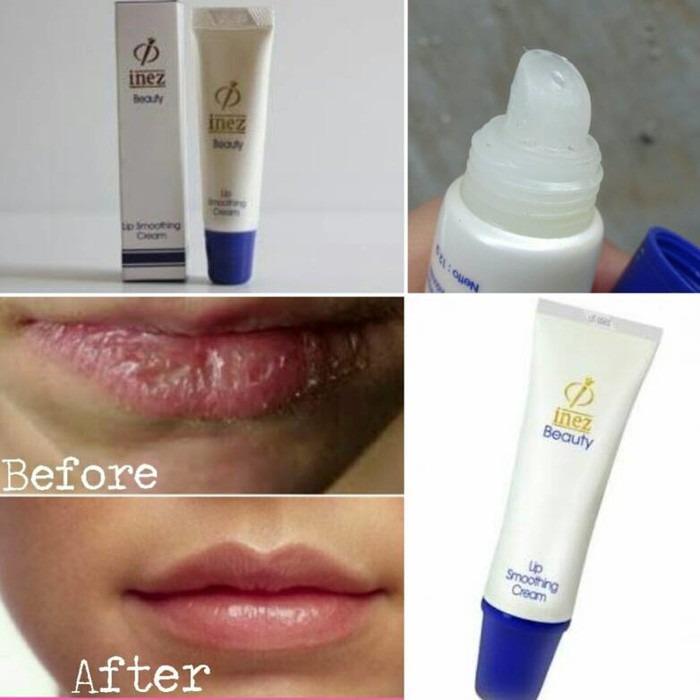 Inez Lip Smoothing Cream Krim Pelembut Bibir - Kecantikan - Kosmetik - Make up