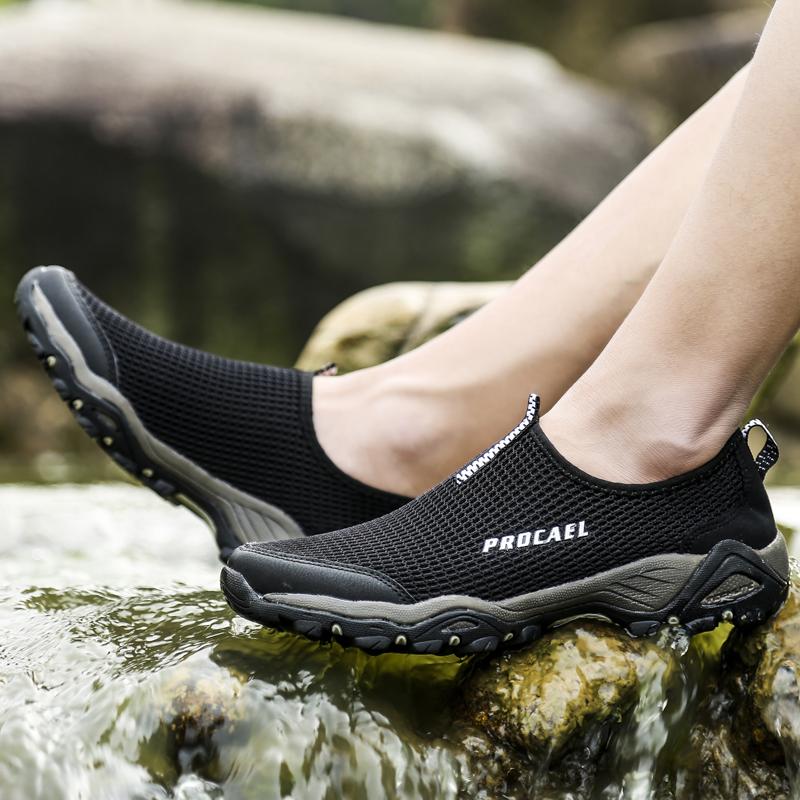 Yuzi Pria Ringan Sneakers Sepatu Lari Sepatu Mesh Bernapas Trail Pemuda Siswa Renda Sepatu Jogging Kenyamanan Januari 2019 - 4 Yuzi pria ringan sneakers sepatu lari sepatu mesh bernapas trail pemuda siswa renda sepatu jogging kenyamanan - 4