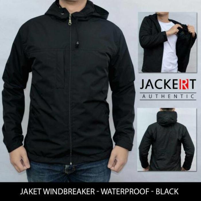 Cek Harga Baru Jaket Motor Harian Model Simple Polos Hitam 