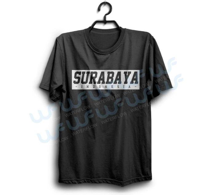 Kaos Surabaya Indonesia Cocok Untuk Oleh Oleh Atau Merchandise- Bisa