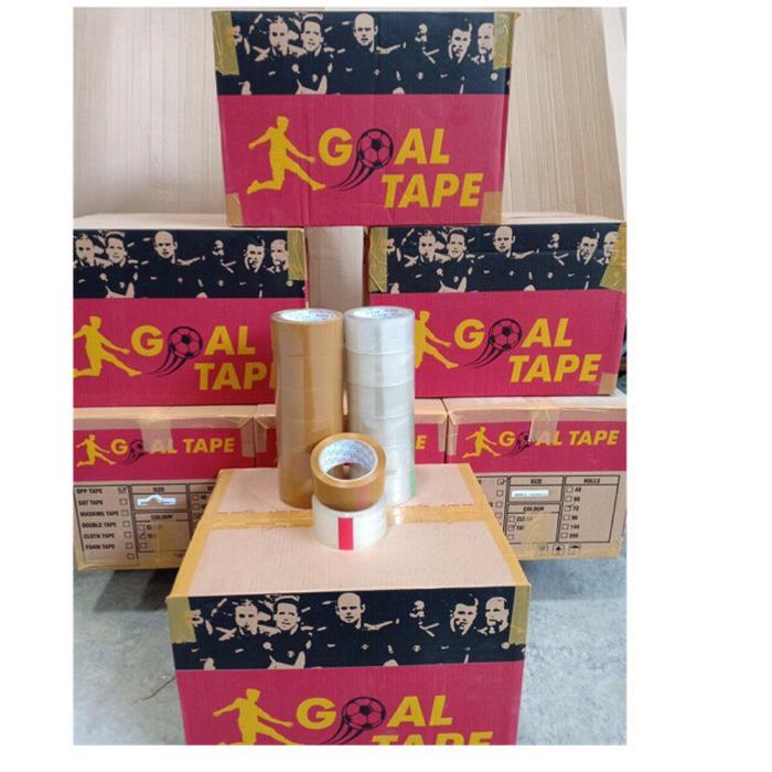 RATUGROSIR Lakban Goal Tape 100 Yard Tebal Lem 23 Micron Januari 2019 - 3 RATUGROSIR Lakban goal tape 100 yard tebal lem 23 micron - 3