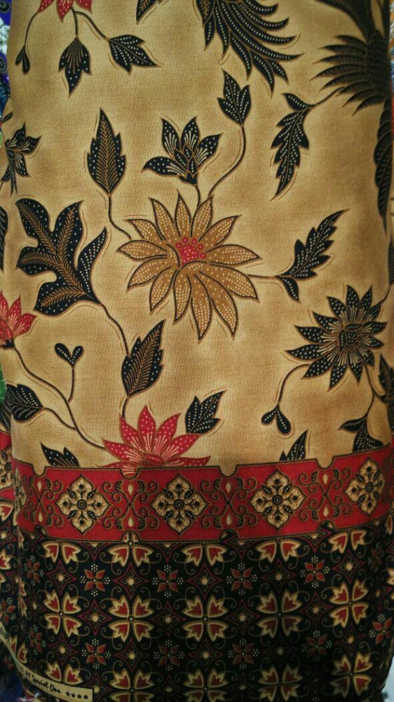 Kain Batik Printing Jogja Sutera Motif Klasik Per 0,5 meter