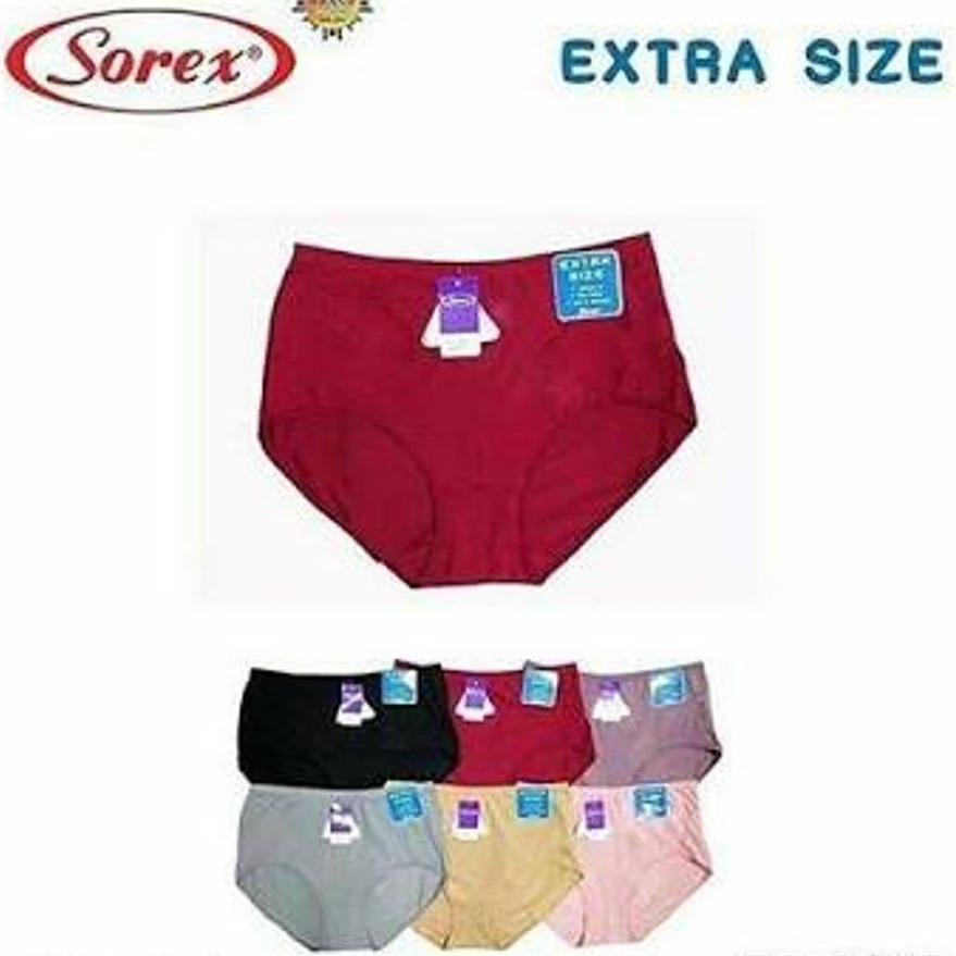 PALING DI CARI ! CELANA DALAM WANITA UKURAN BESAR / UKURAN JUMBO MERK SOREX ADEM NYAMAN TERLARIS